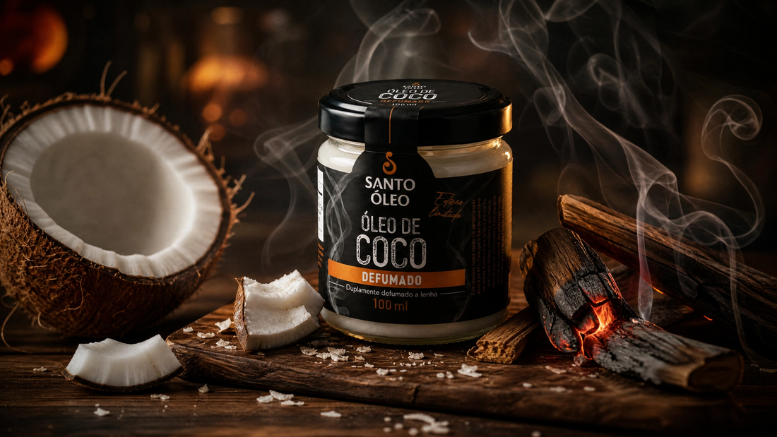 Óleo de Coco Duplamente Defumado Santo Óleo