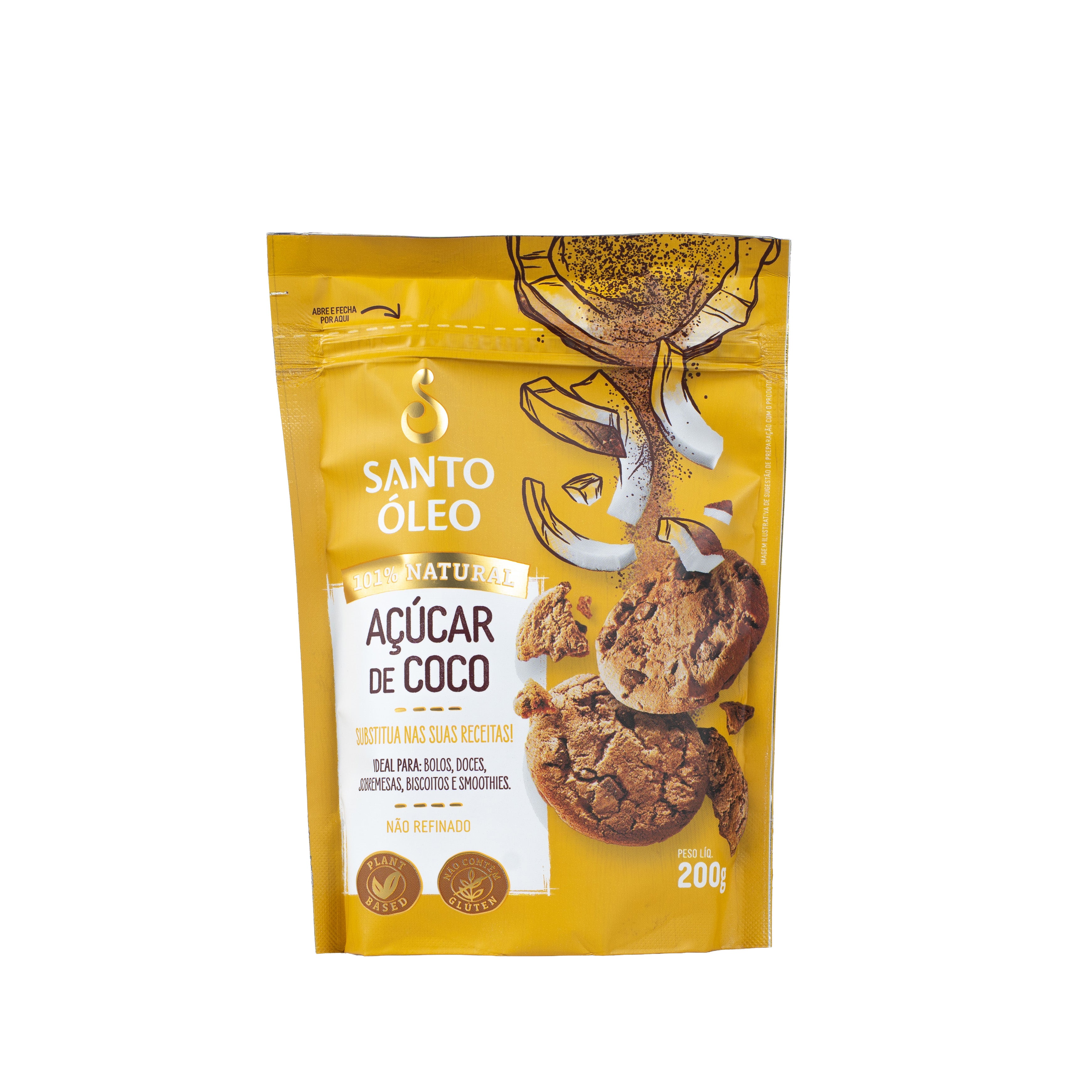 Açúcar de Coco 200g | Santo Óleo
