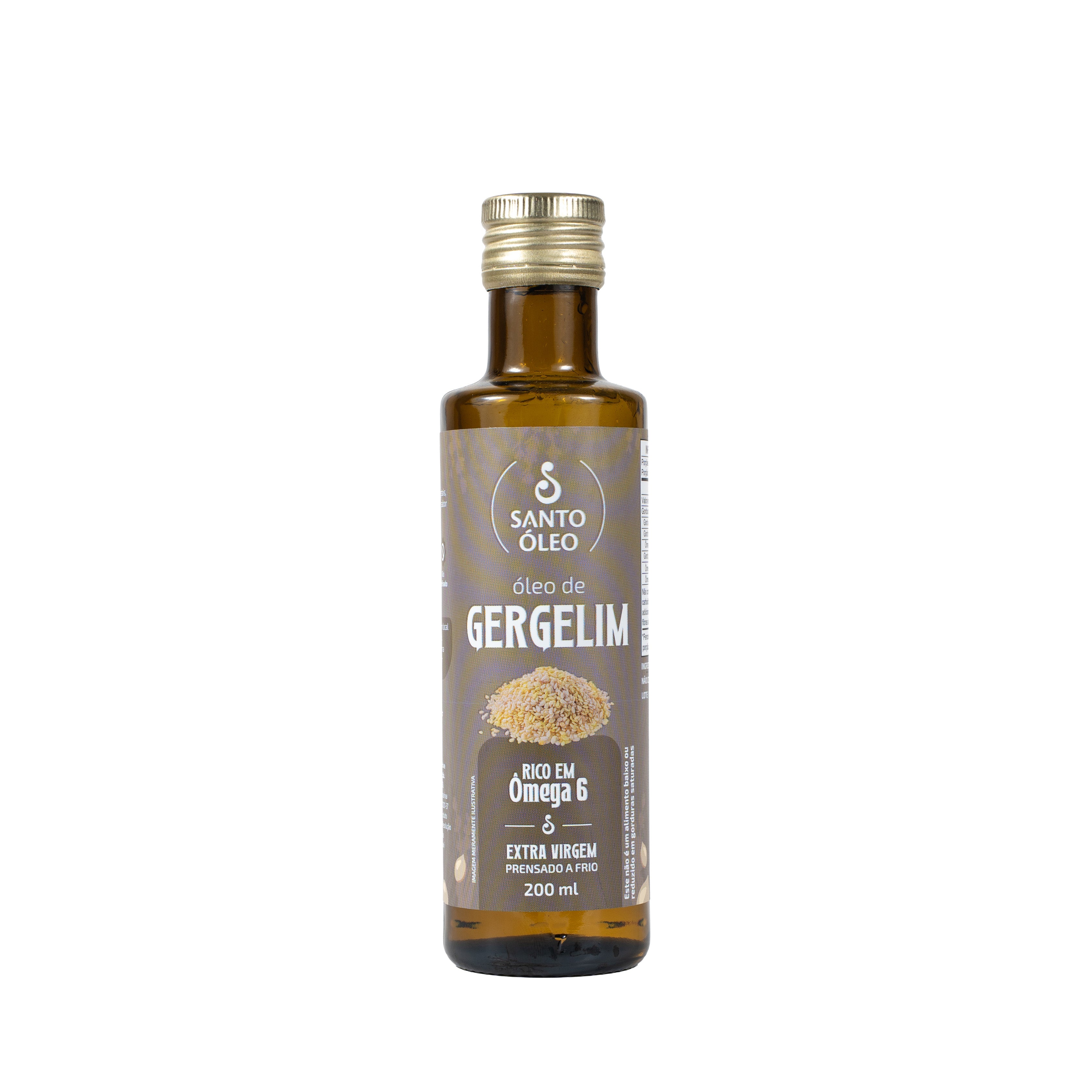 Óleo de Gergelim Extravirgem 200ml | Santo Óleo