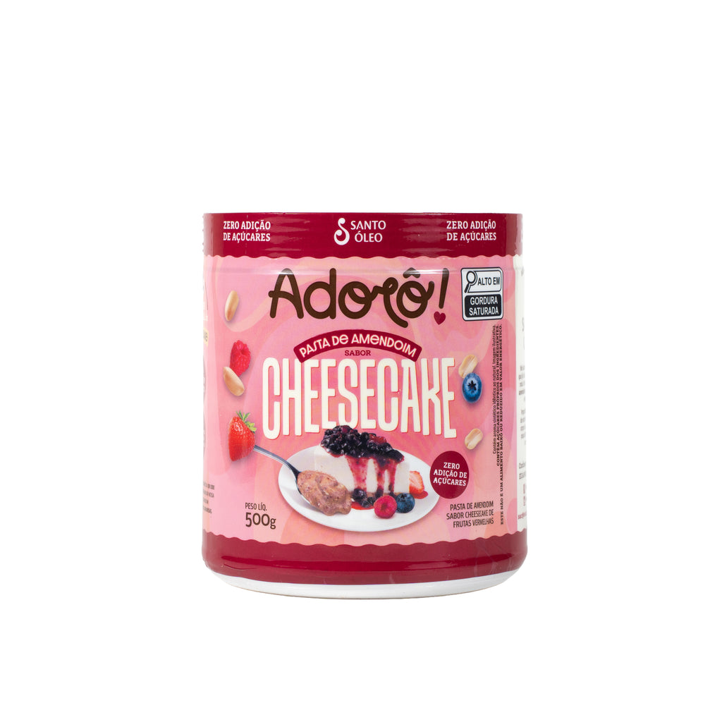 Pasta de Amendoim Sabor Cheesecake 500g | Adorô