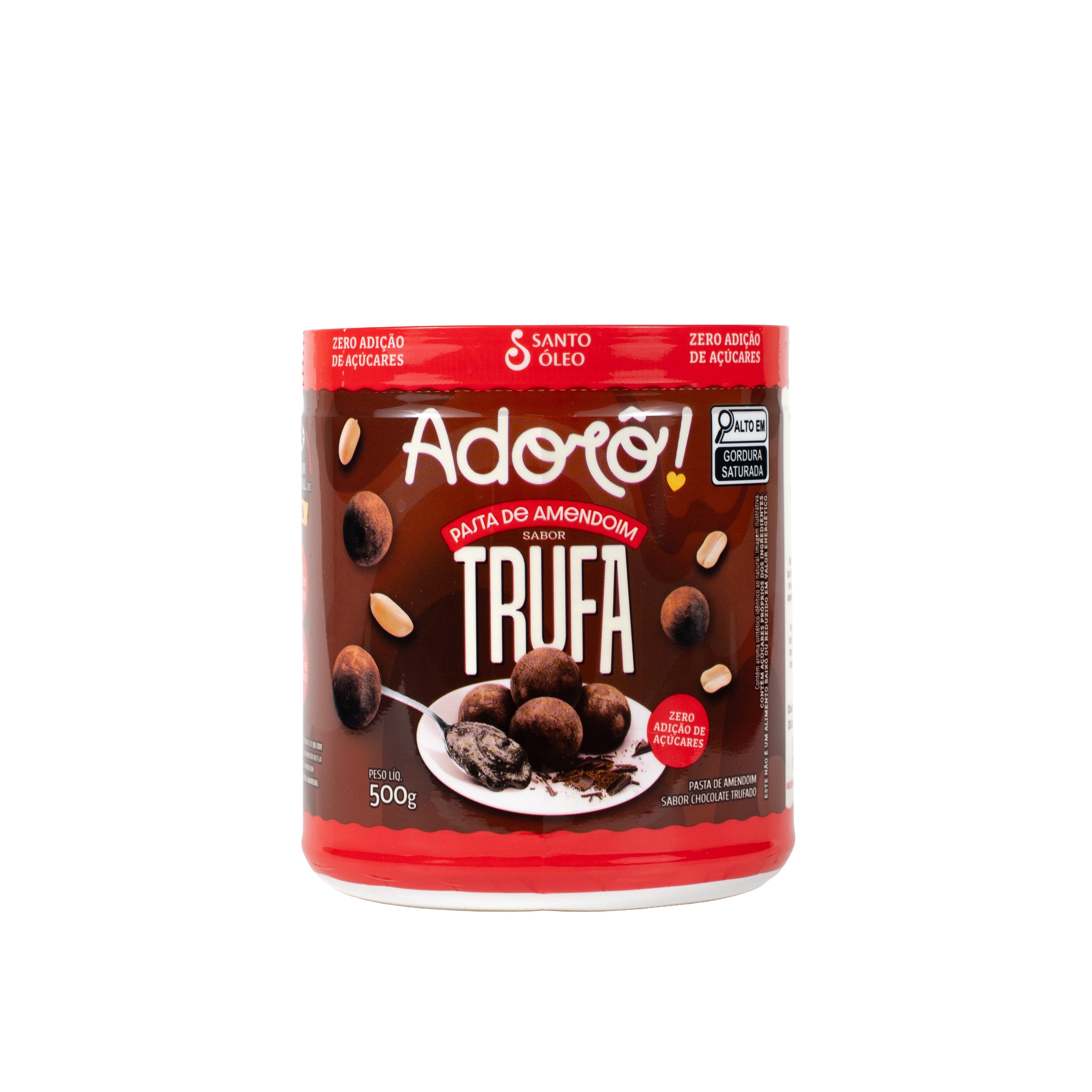 Pasta de Amendoim Sabor Trufa 500g | Adorô