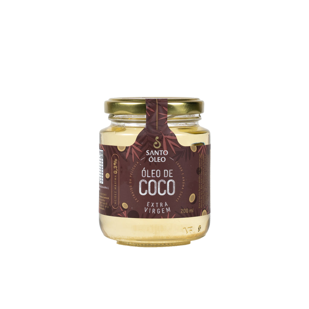 Óleo de Coco Extravirgem da Película 200ml | Santo Óleo