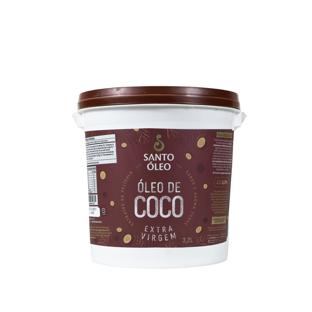 Óleo de Coco Extravirgem da Película 3,2L | Santo Óleo