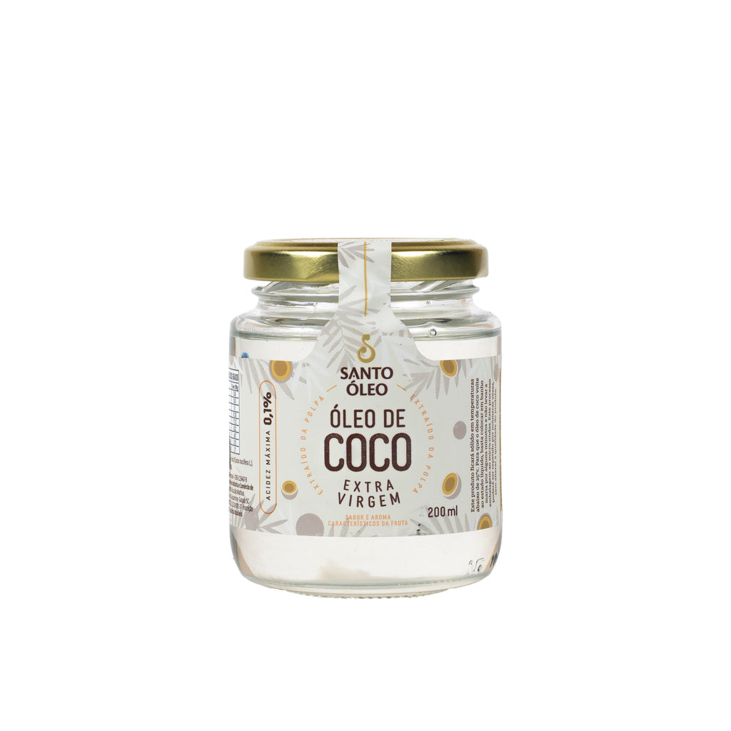 Óleo de Coco Extravirgem da Polpa 200ml | Santo Óleo