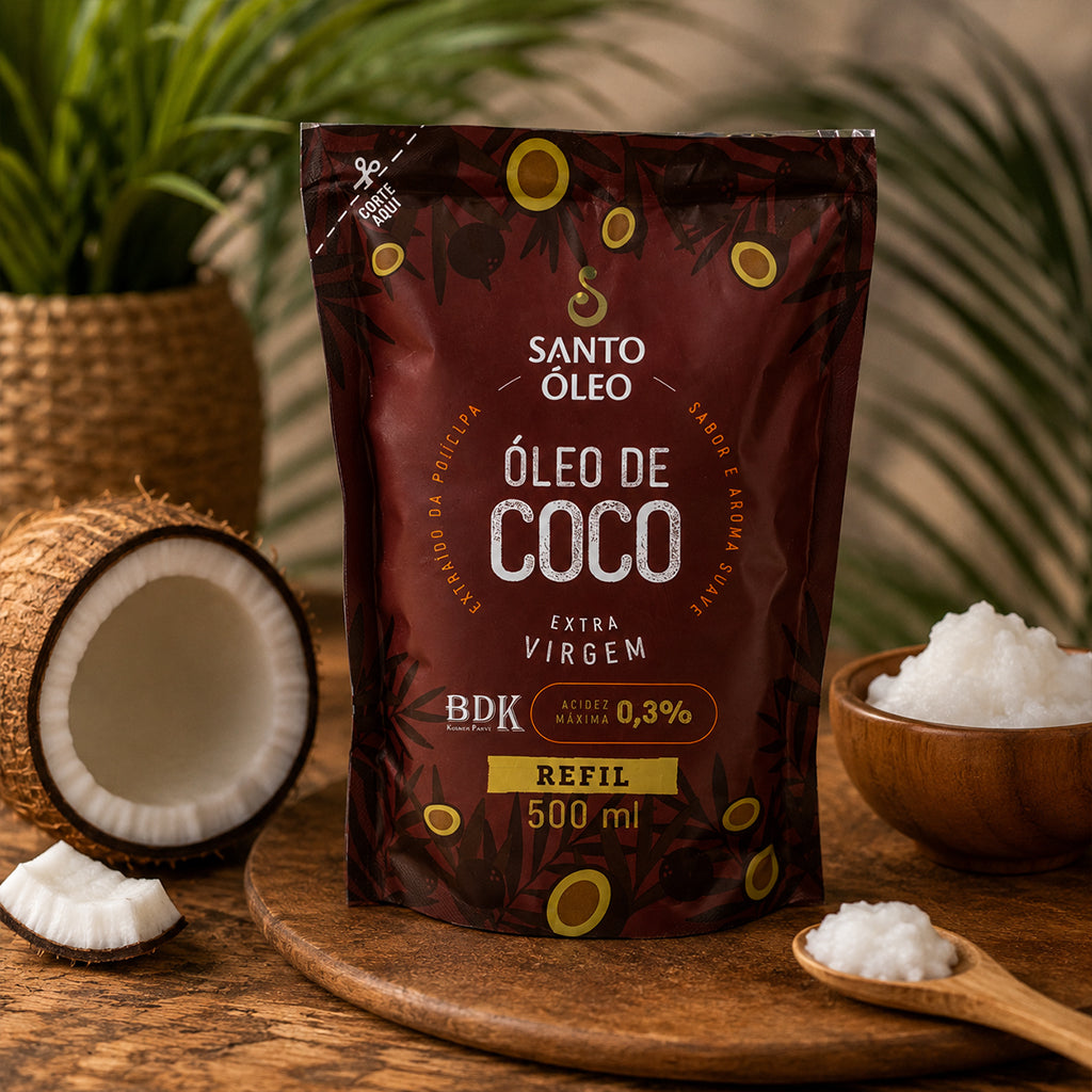 Óleo de Coco Extravirgem da Película Refil 500ml