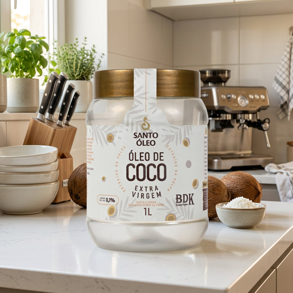 Óleo de Coco Extravirgem da Polpa 1L