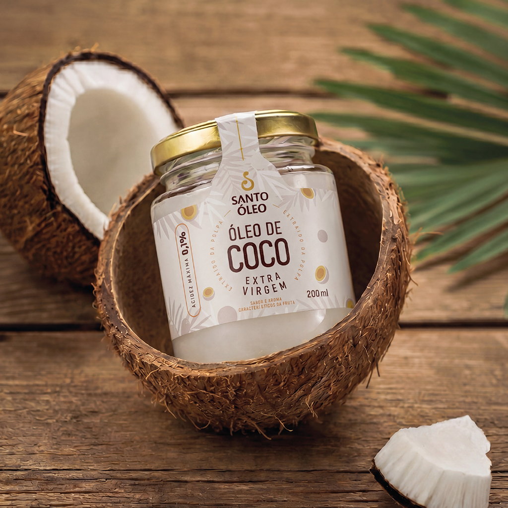 Óleo de Coco Extravirgem da Polpa 200ml