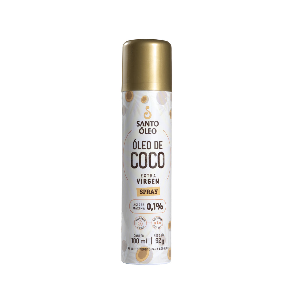 Óleo de coco extravirgem da polpa santo óleo em formato spray