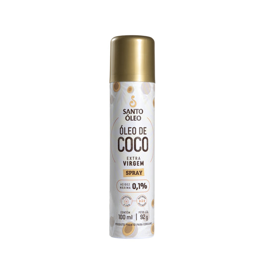 Óleo de coco extravirgem da polpa santo óleo em formato spray
