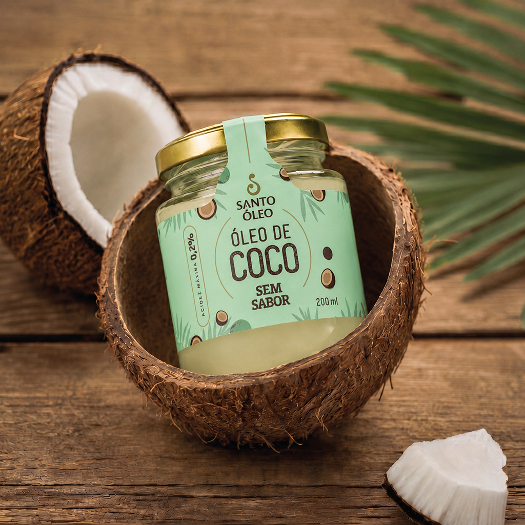 Óleo de Coco Sem Sabor 200ml
