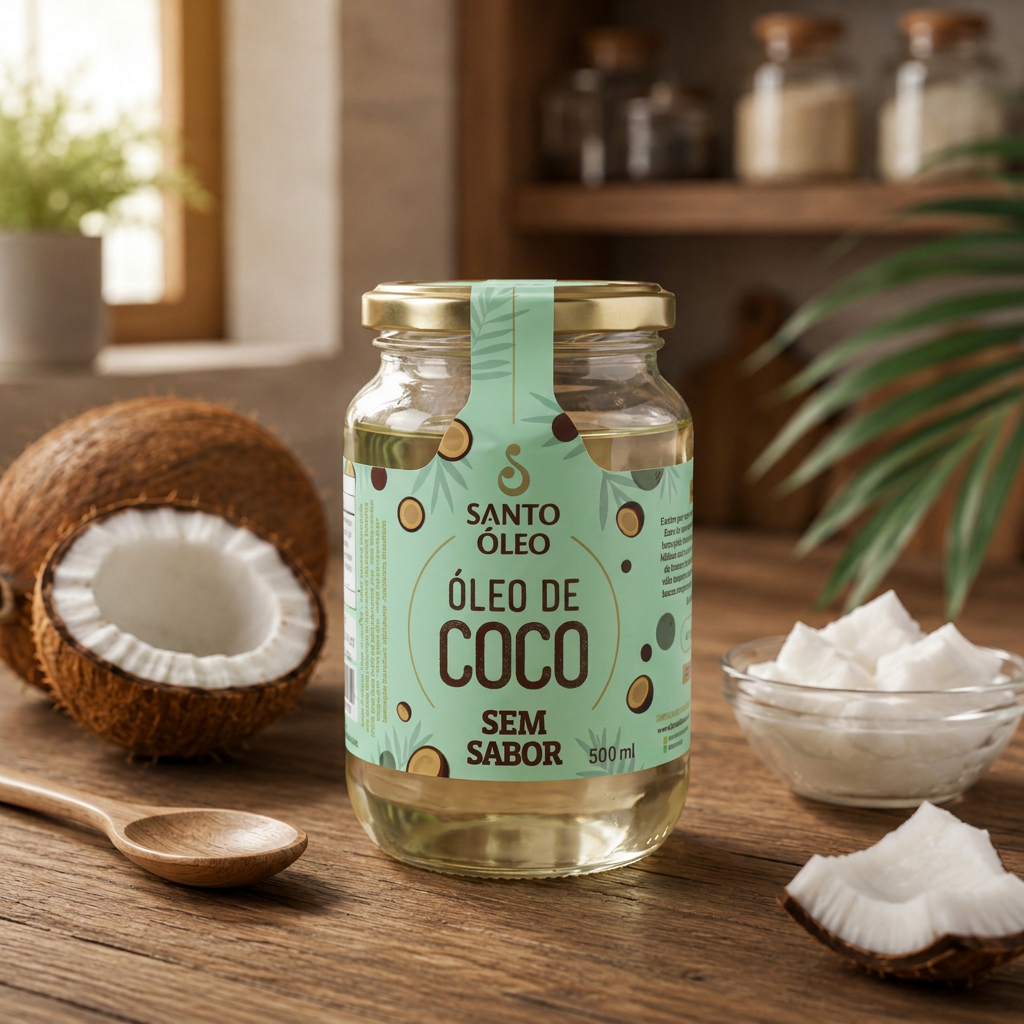 Óleo de Coco Sem Sabor 500ml