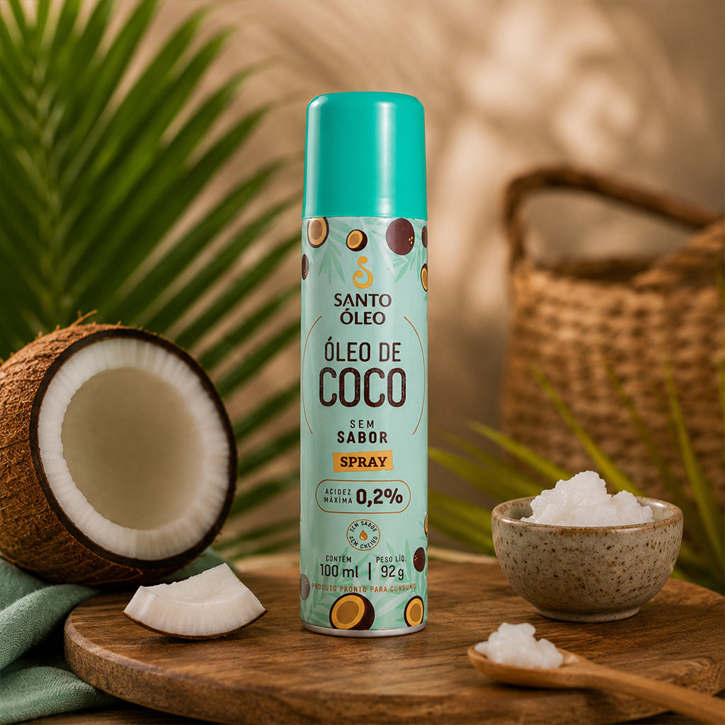 Óleo De Coco Sem Sabor Spray 100ml
