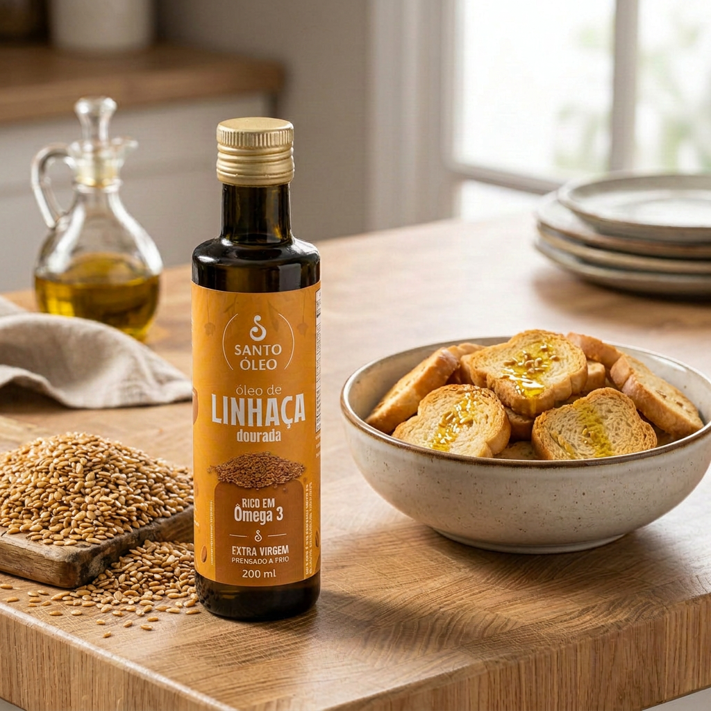 Óleo de Linhaça Dourada Extravirgem 200ml