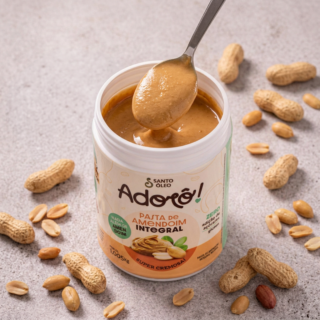Pasta de Amendoim Integral Lisa 1kg