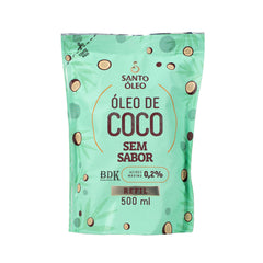 Óleo de Coco Sem Sabor Refil 500ml | Santo Óleo