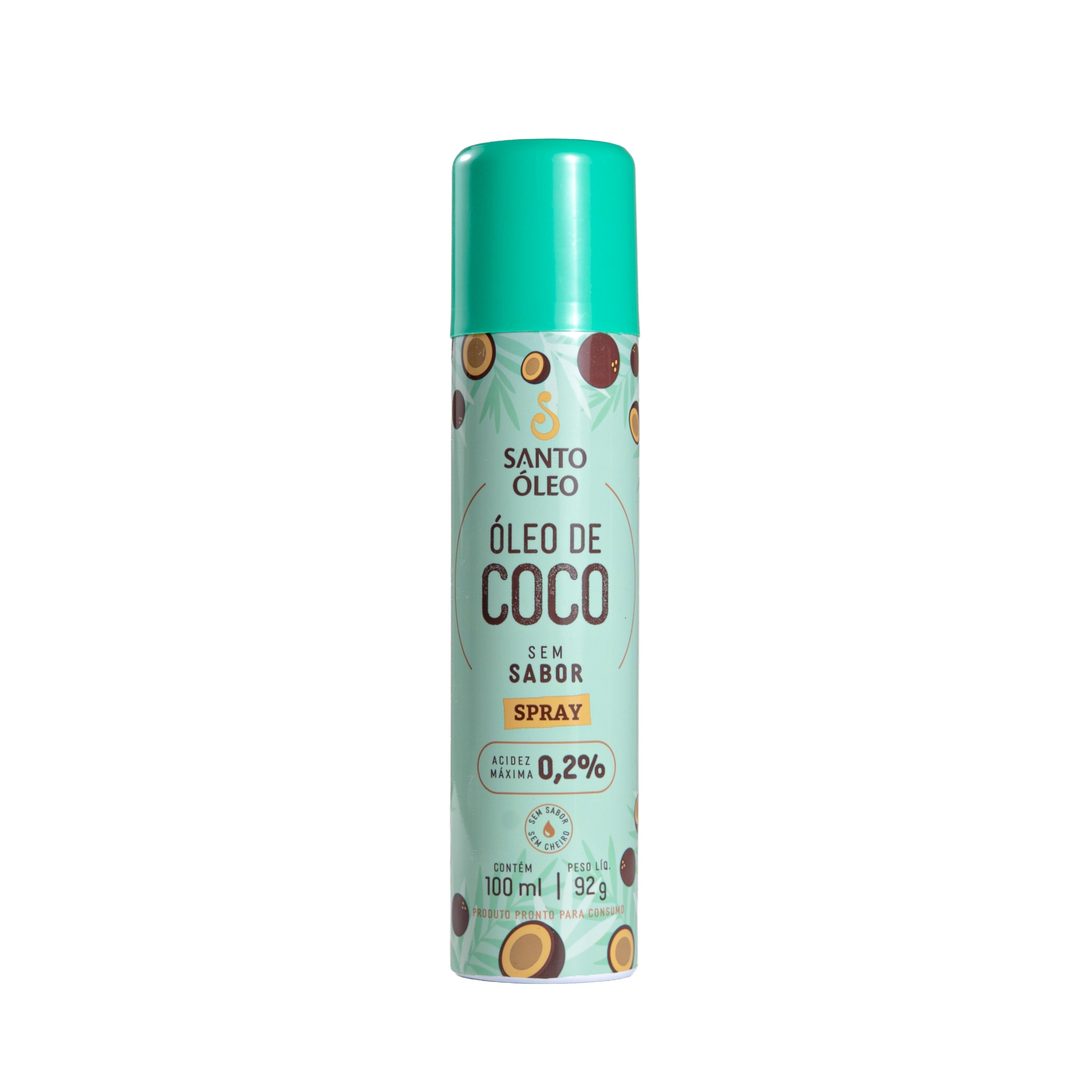 Óleo De Coco Sem Sabor Spray 100ml | Santo Óleo
