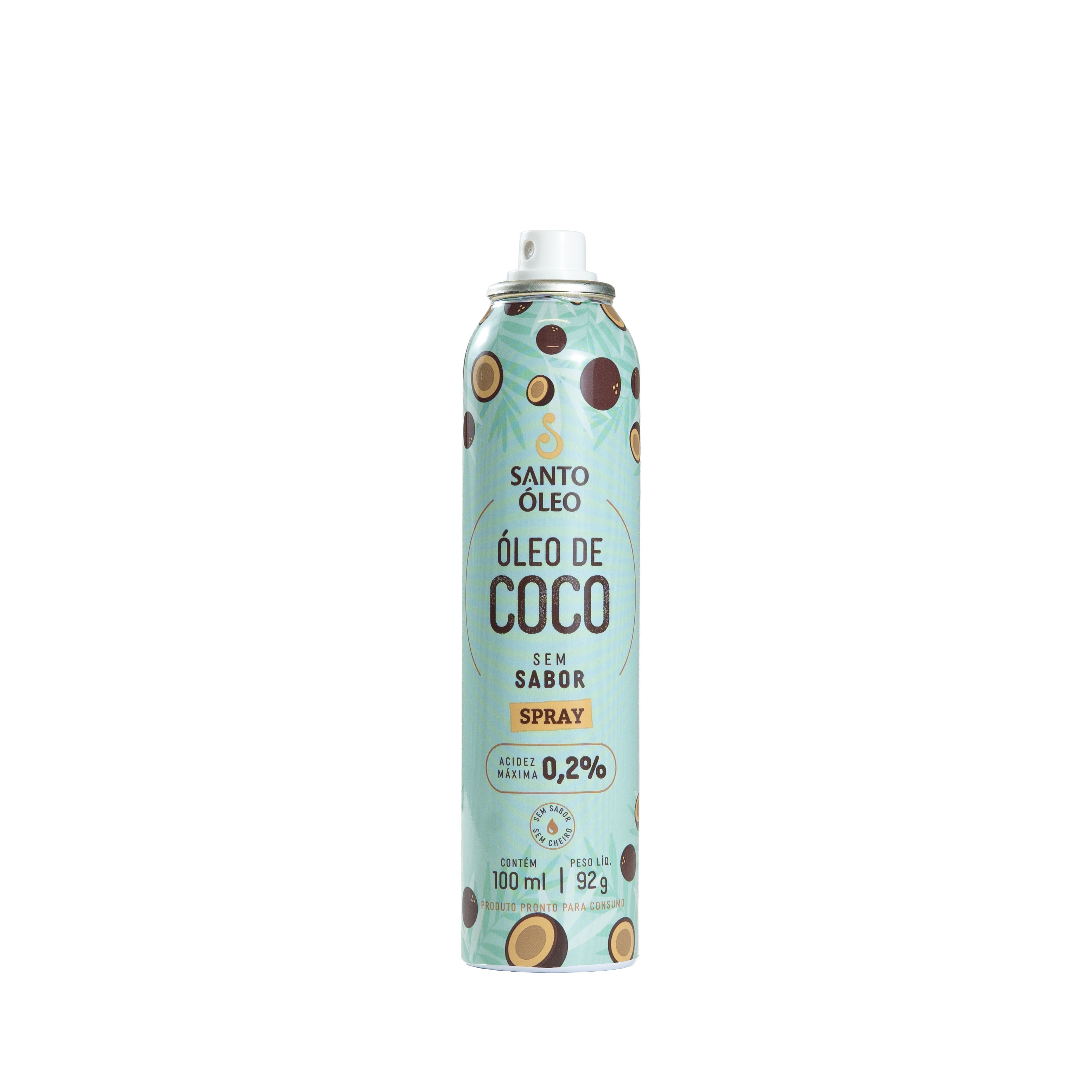 Óleo De Coco Sem Sabor Spray 100ml | Santo Óleo