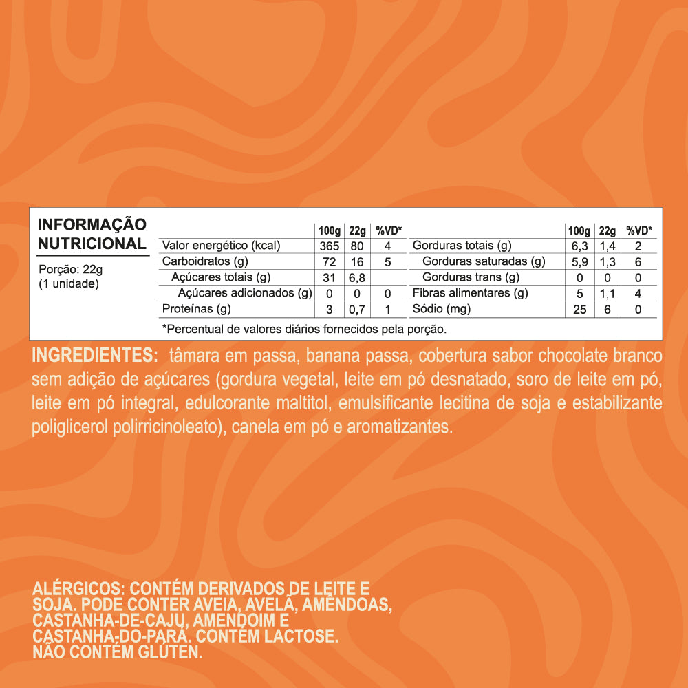 Barrinha de Frutas Banoffee - Display 12 un | Adorô