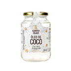 oleo de coco extravirgem polpa 500ml santo oleo