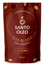 Sache óleo de coco sache 15ml santo óleo