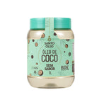 Oleo de coco sem sabor 1litro santo óleo