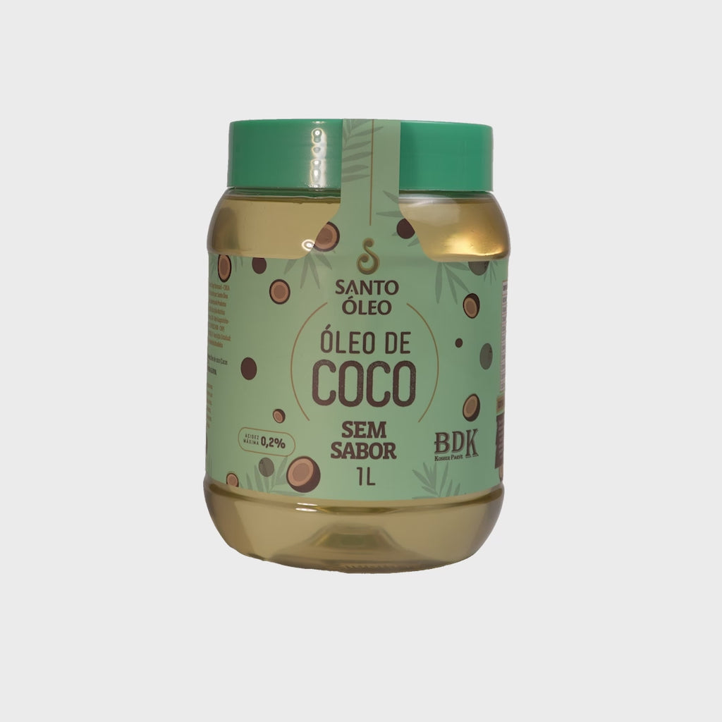Óleo de Coco Sem Sabor 1L | Santo Óleo