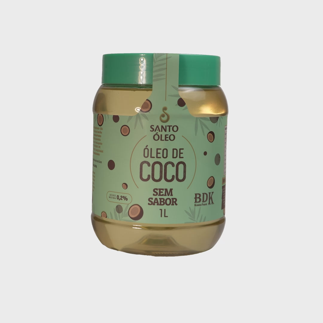 Óleo de Coco Sem Sabor 1L | Santo Óleo