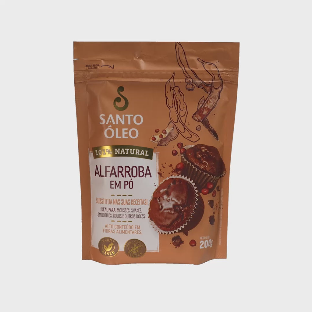 Alfarroba em Pó 200g | Santo Óleo