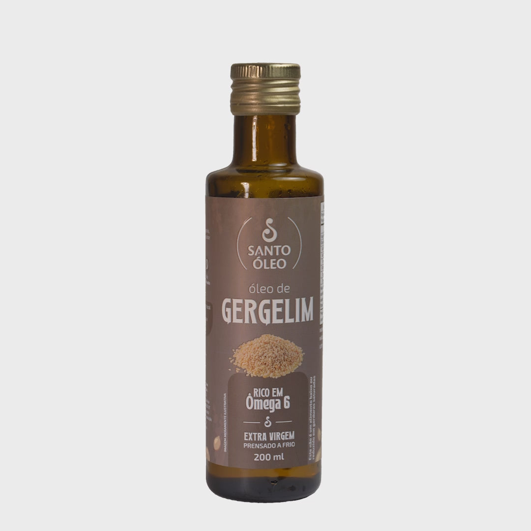 Óleo de gergelim extravirgem santo óleo.