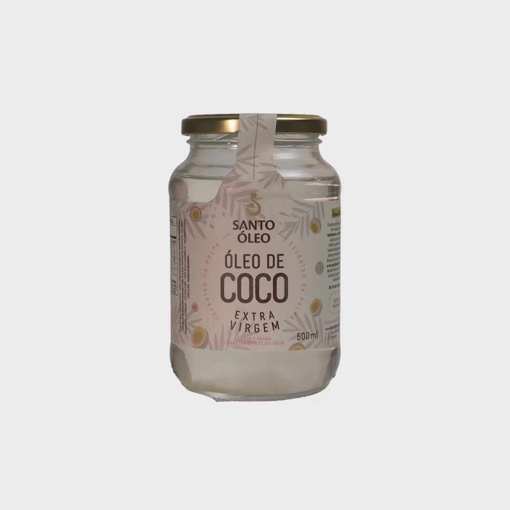 Óleo de Coco Extravirgem da Polpa 500ml | Santo Óleo