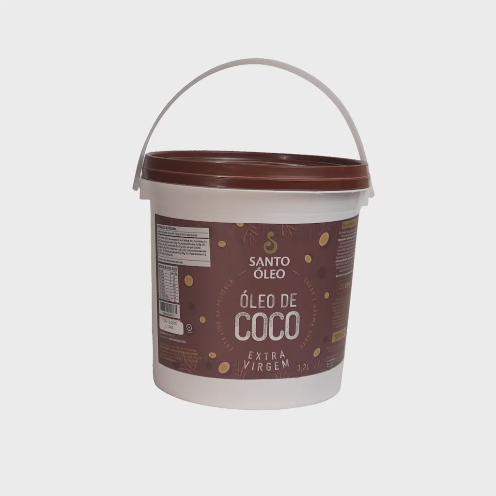 Óleo de Coco Extravirgem da Película 3,2L | Santo Óleo