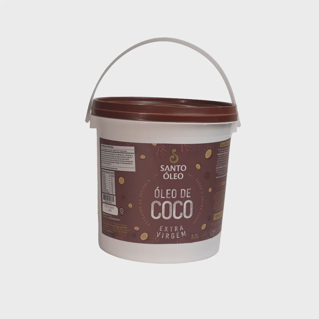 Óleo de Coco Extravirgem da Película 3,2L | Santo Óleo